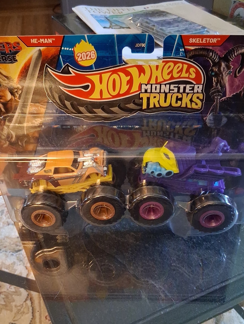 HOT WHEELS HE-MAN AND SKELETOR MONSTER TRUCKS